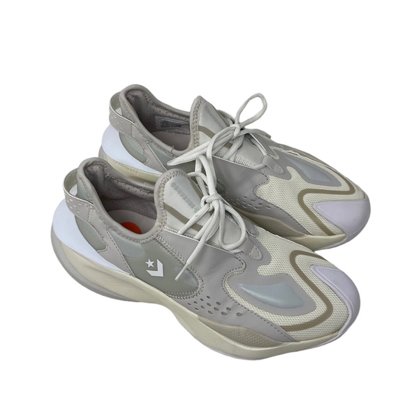 Converse Aeon Active CX Sneaker Leather Women Size Mesh Egret Mid Basket 172958C - Picture 3 of 9